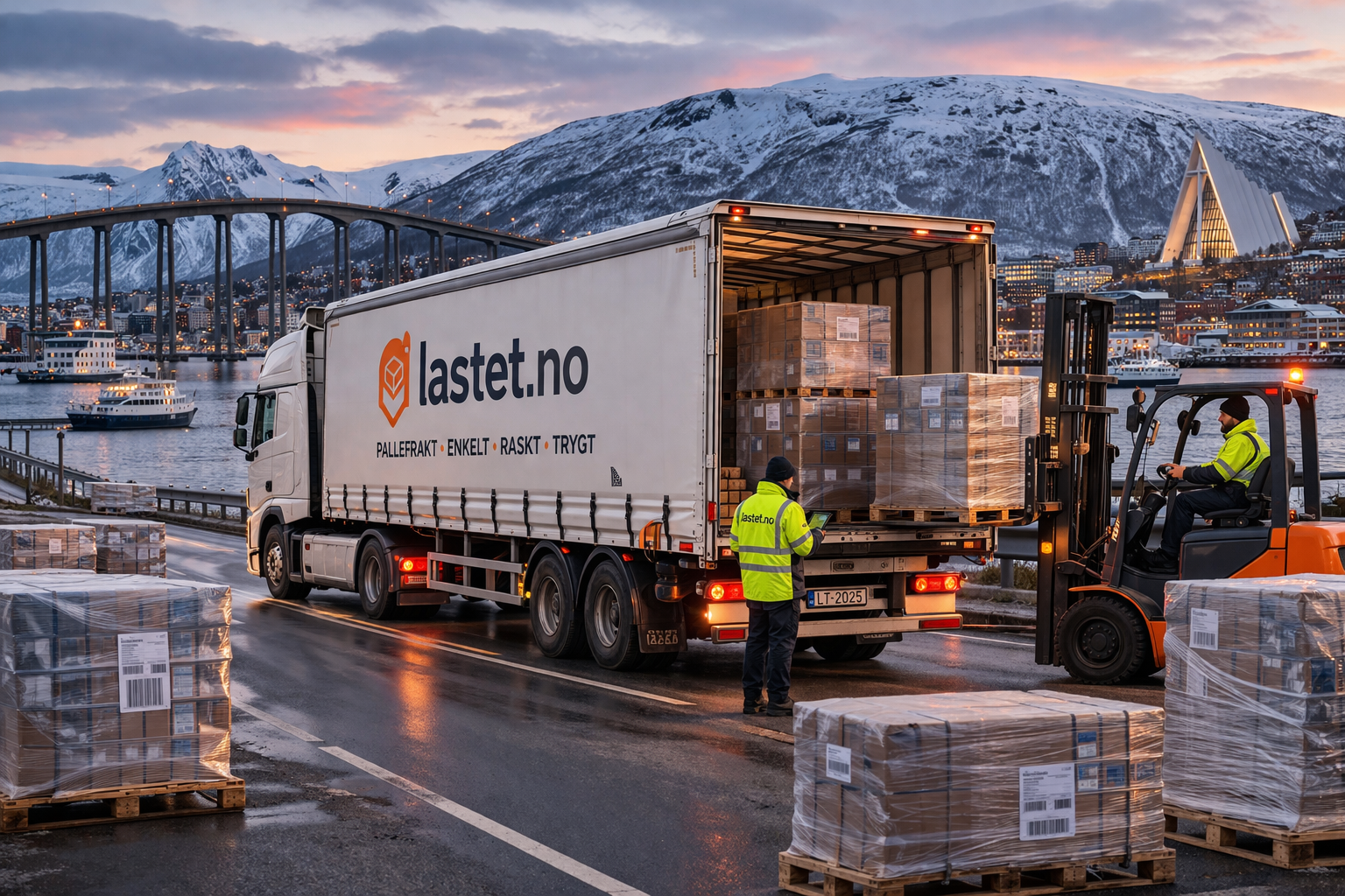 Pallefrakt i Tromsø: pris, levering og krevende logistikk