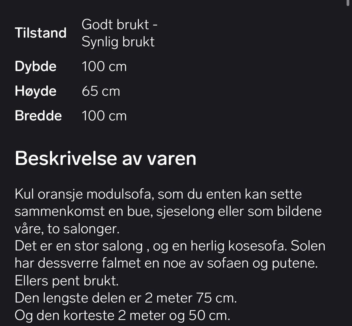 Sofa fra Florvåg til Kongsberg  – bilde 5